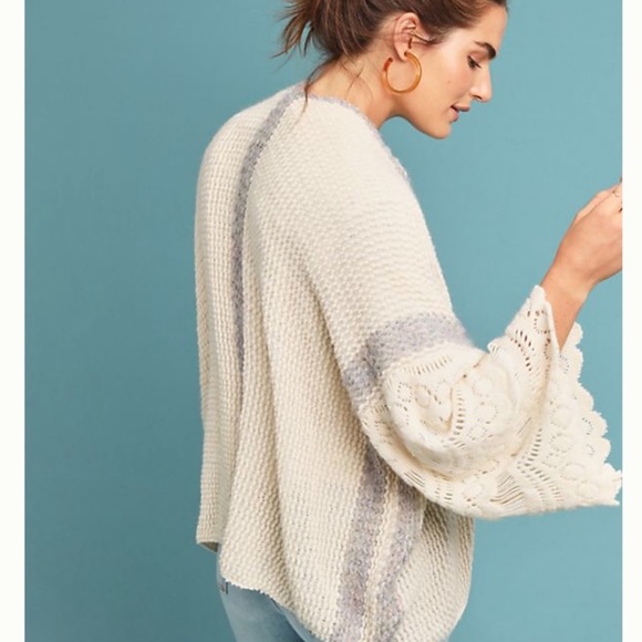 Anthropologie Crochet Kimono - Picture 2 of 8
